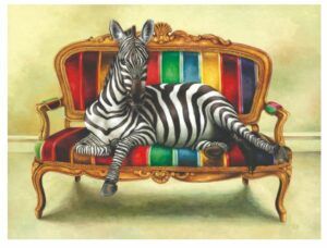 Signed Print - Zoe the Zebra