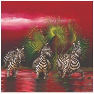 Signed Print - Zia the Zebras