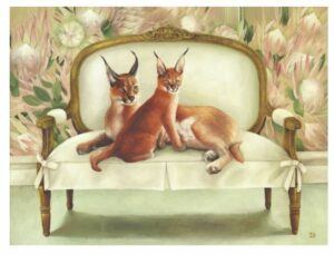 Caracal A4 Signed Print